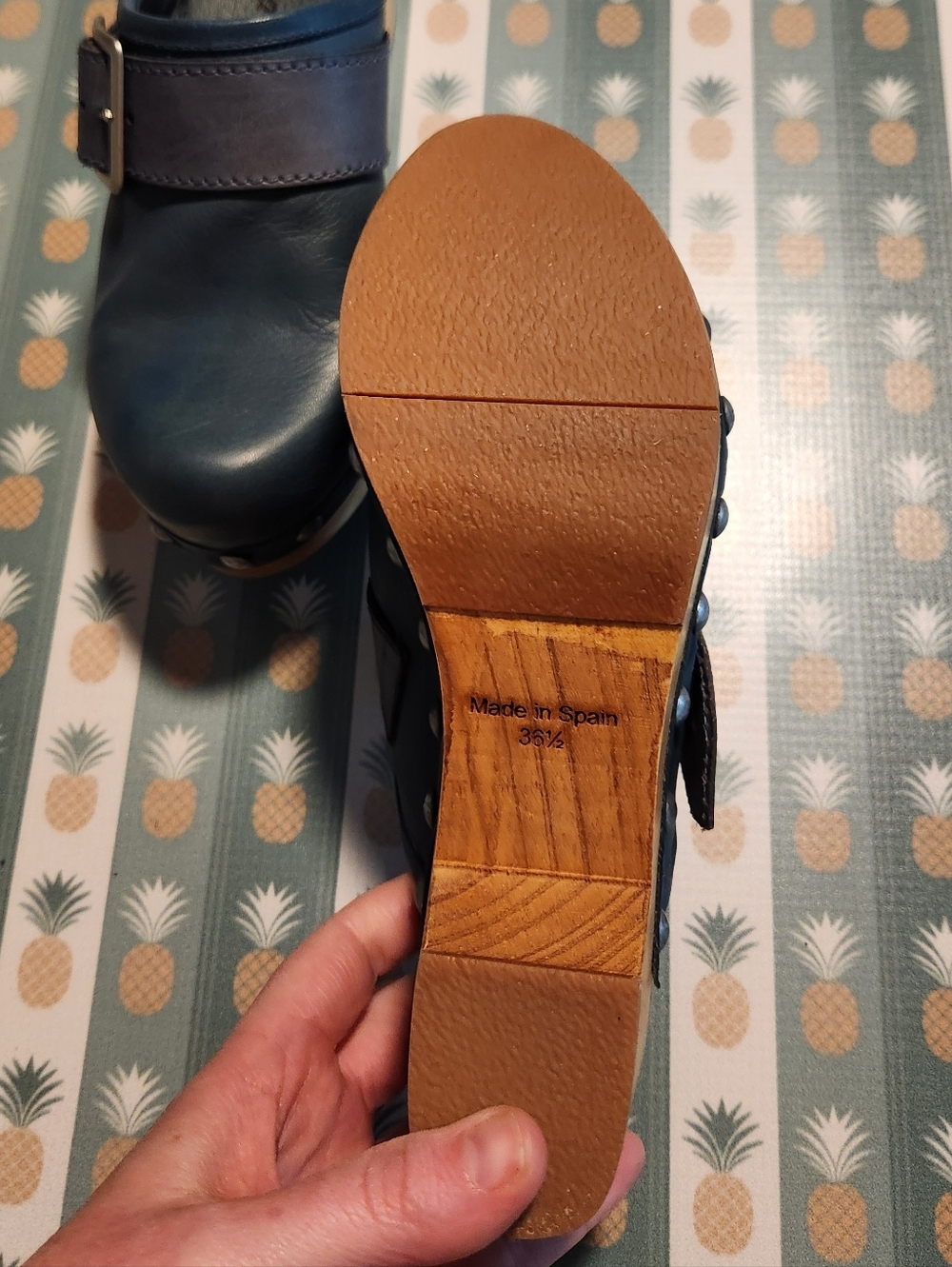 Free People Culver City Clogs in Denim - Picture 6 of 9